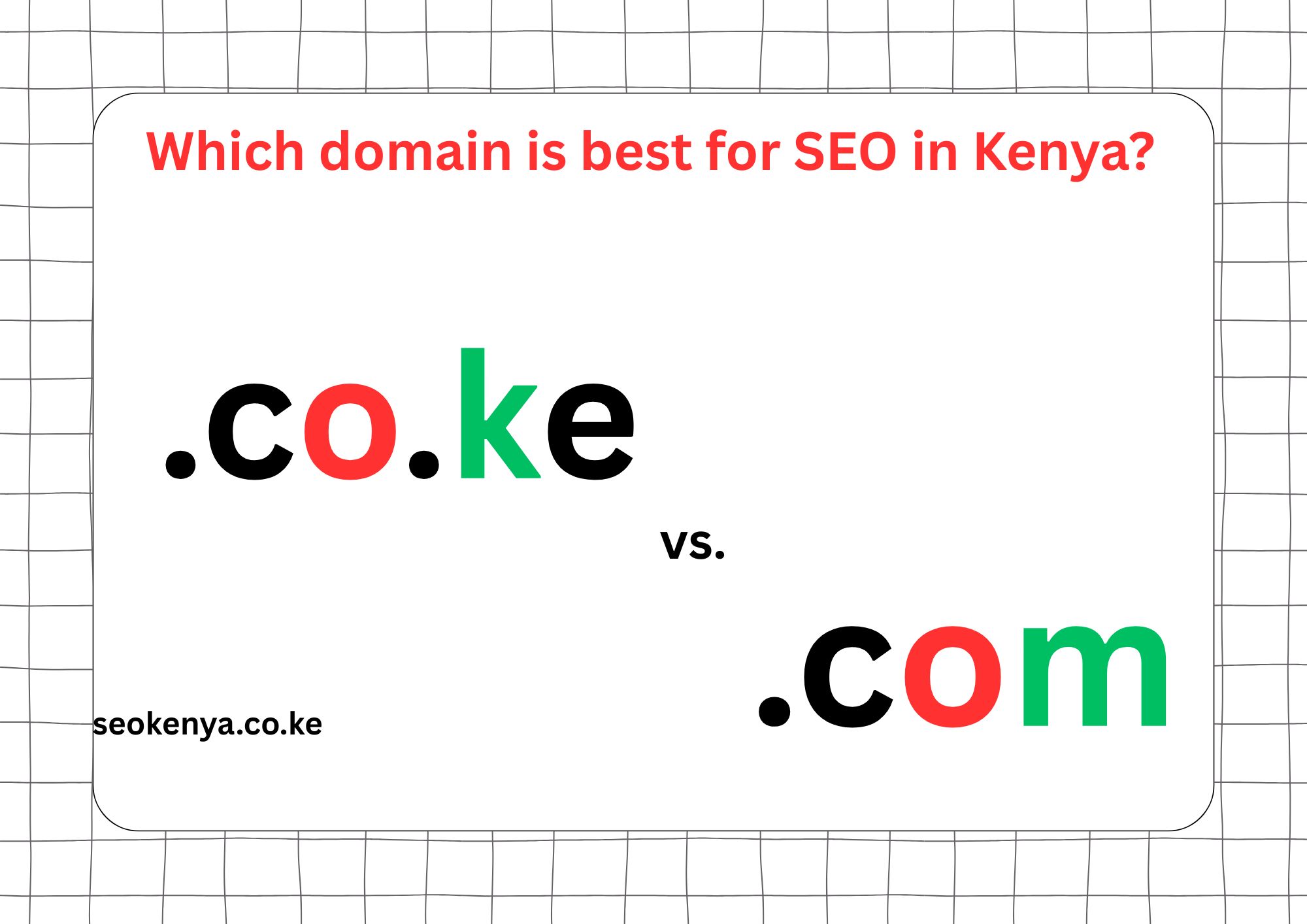 Choosing Between .co.ke vs. .com Domains for Ranking in Kenya