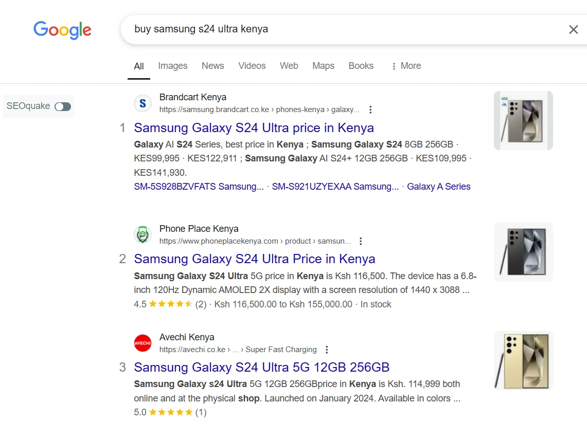 Key Focus of Ecommerce SEO in Kenya